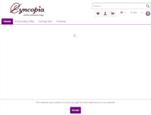 Tablet Screenshot of cyncopia.com